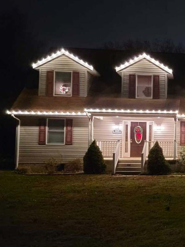 Professional Christmas Light Installation in Towson