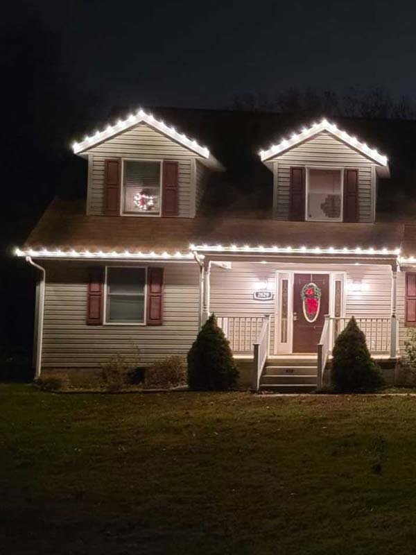 Professional Christmas Light Installation in Carney